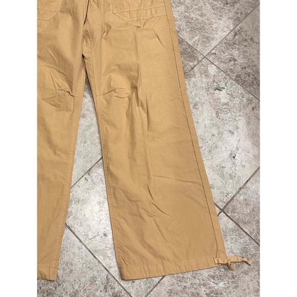 Aerie Avenue Cargo Pant Baggy NEW Khaki Medium Skater Pant Jogger 100% Cotton - Picture 6 of 10